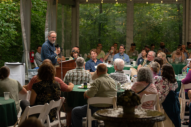 Corky McReynolds speaks at the 2019 ANCA Summit at Cincinnati Nature Center.