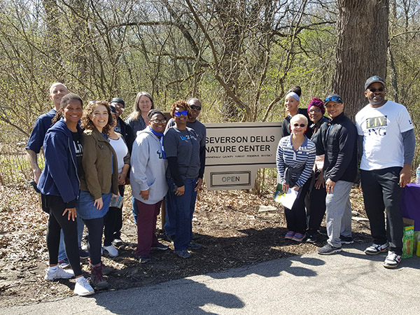 Medical Partnerships Walk with Swedes at Severson Dells Nature Center