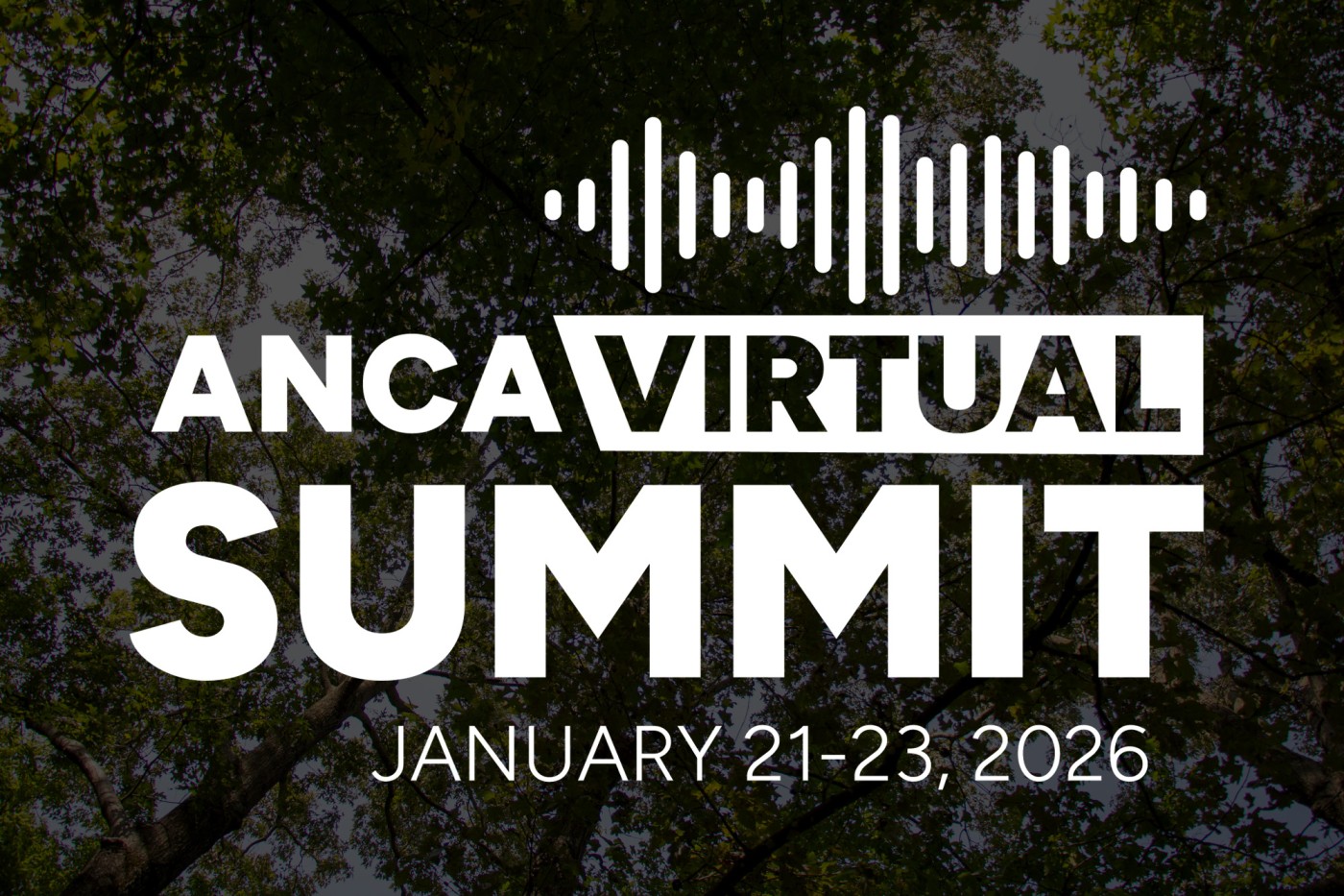 ANCA Virtual Summit: January 21-23, 2026