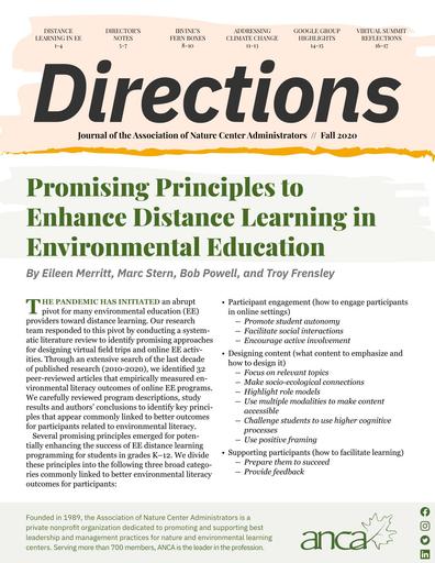 2020 Directions Fall