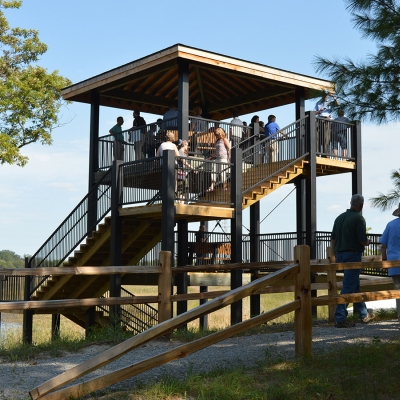 2-Story Wetlands Observation Tower