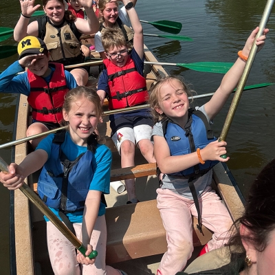 Nature Day Camp in Voyageur Canoe