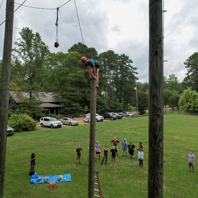 Ropes course.